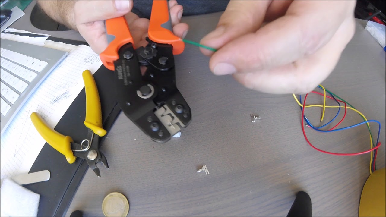 How to crimp jst wire with IWISS SN-01BM Crimper Tool