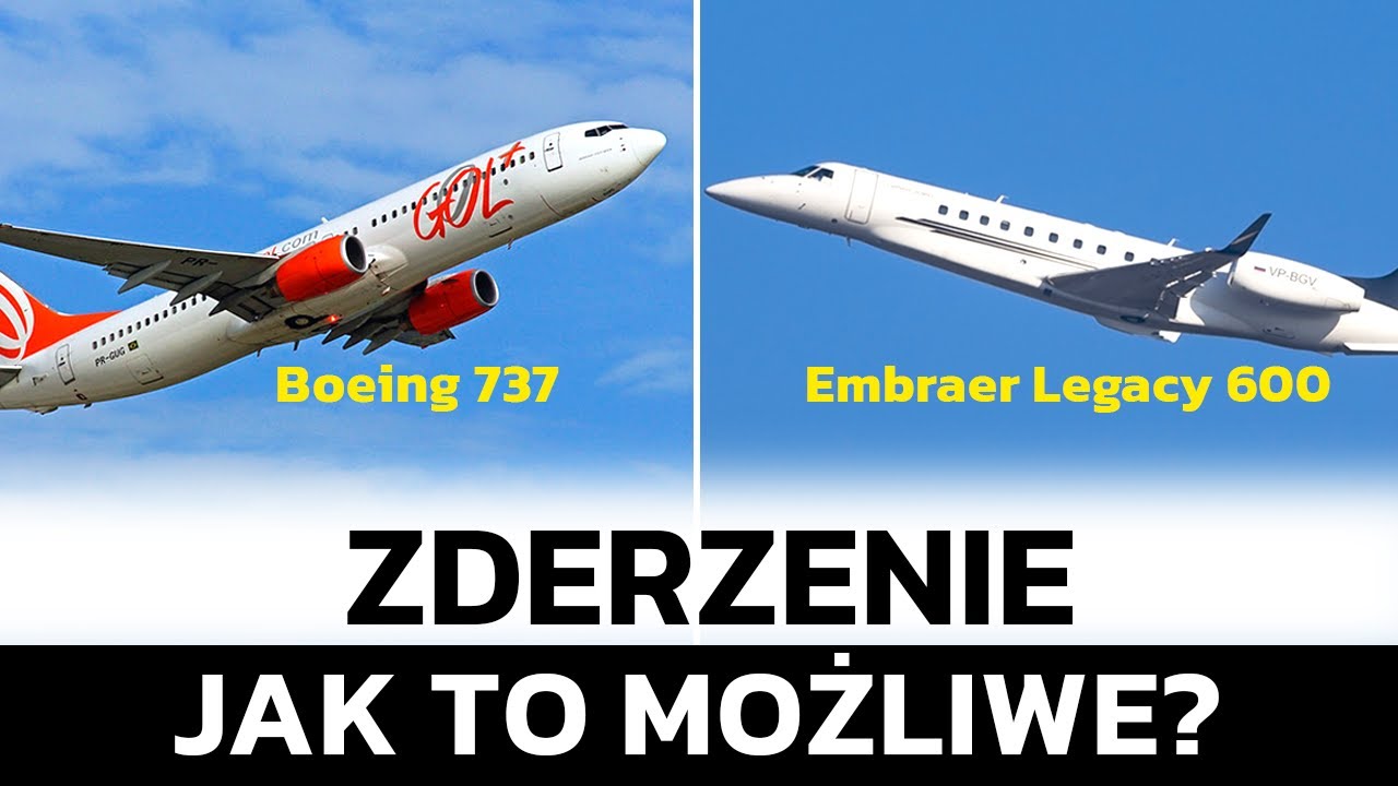 ZDERZENIE SAMOLOT&Oacute;W W POWIETRZU! JAK TO MOŻLIWE? KATASTROFA LOTNICZA GOL TRANSPORTES AEREOS 1907