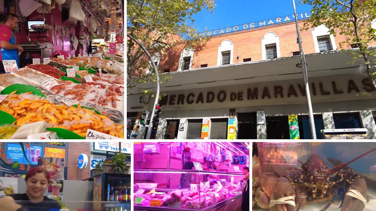 Mercado de Maravillas. Madrid. El mercado de barrio más grande de Madrid.