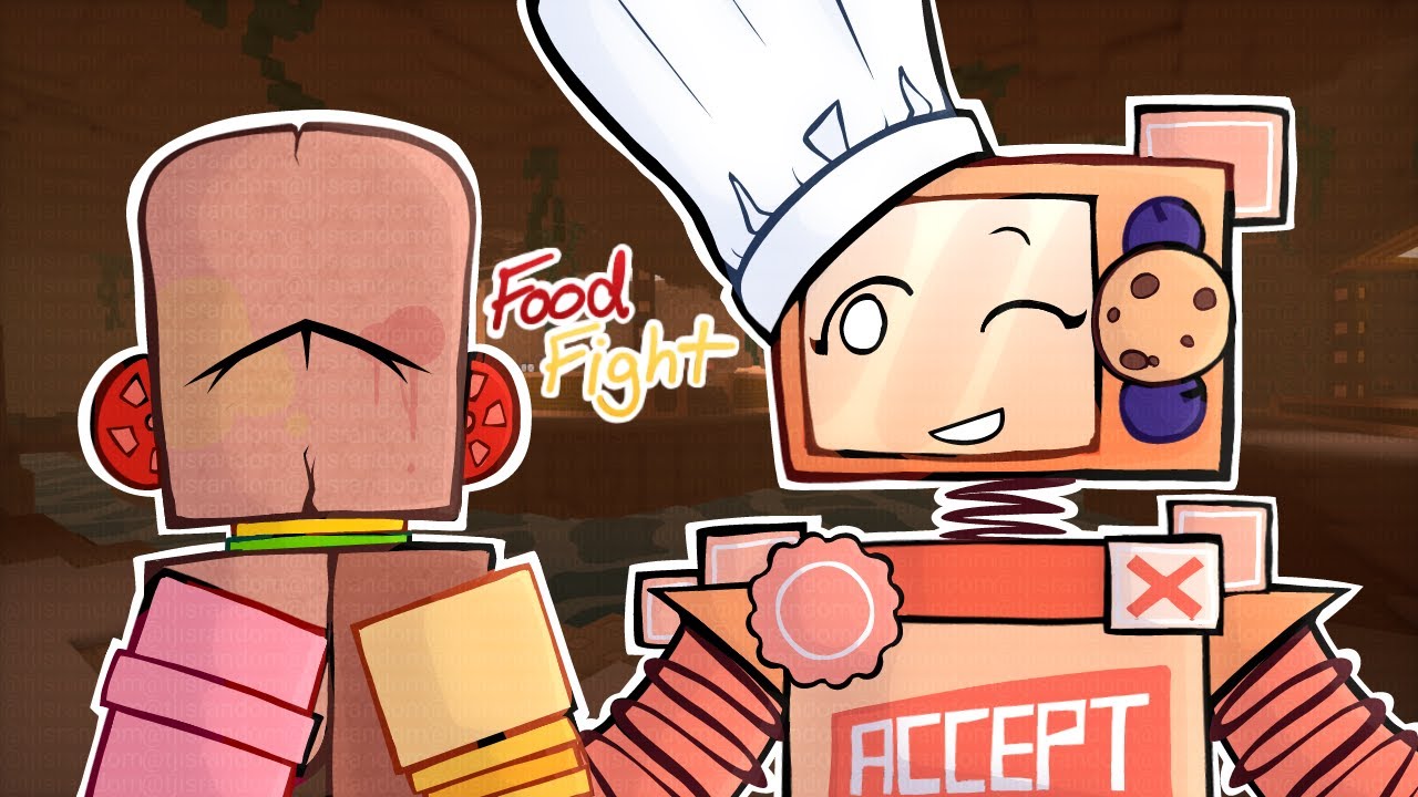 food fight || roblox die of death