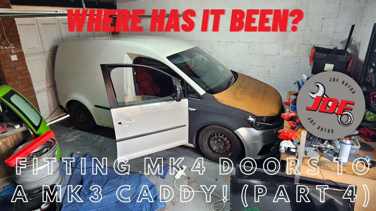 (Abandoned VW Caddy Part 19) MK4 Doors Finally Fitted?