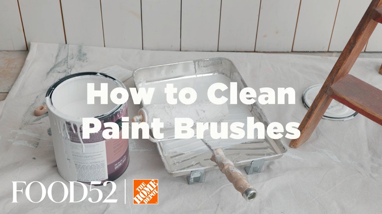 How To Clean Paint Brushes | The Home Depot x @food52