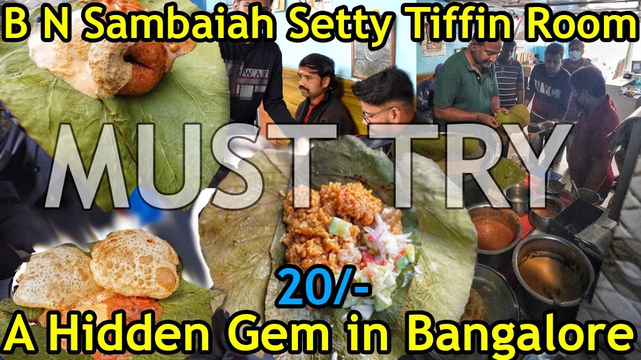 Early Morning Breakfast in Bangalore | 50 yrs Old Hidden Gem B.N.SambaiahSettyTiffin-StreetFoodIndia