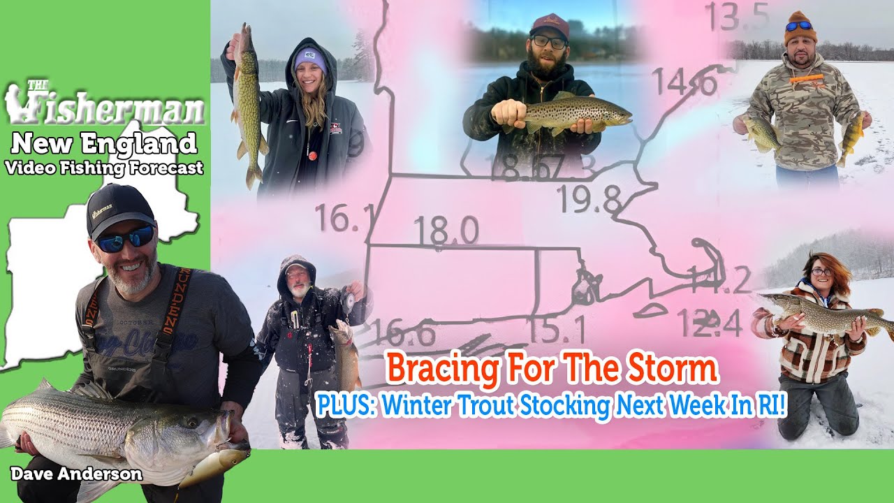 January 22nd 2026 New England Video Fishing Forecast with Dave Anderson