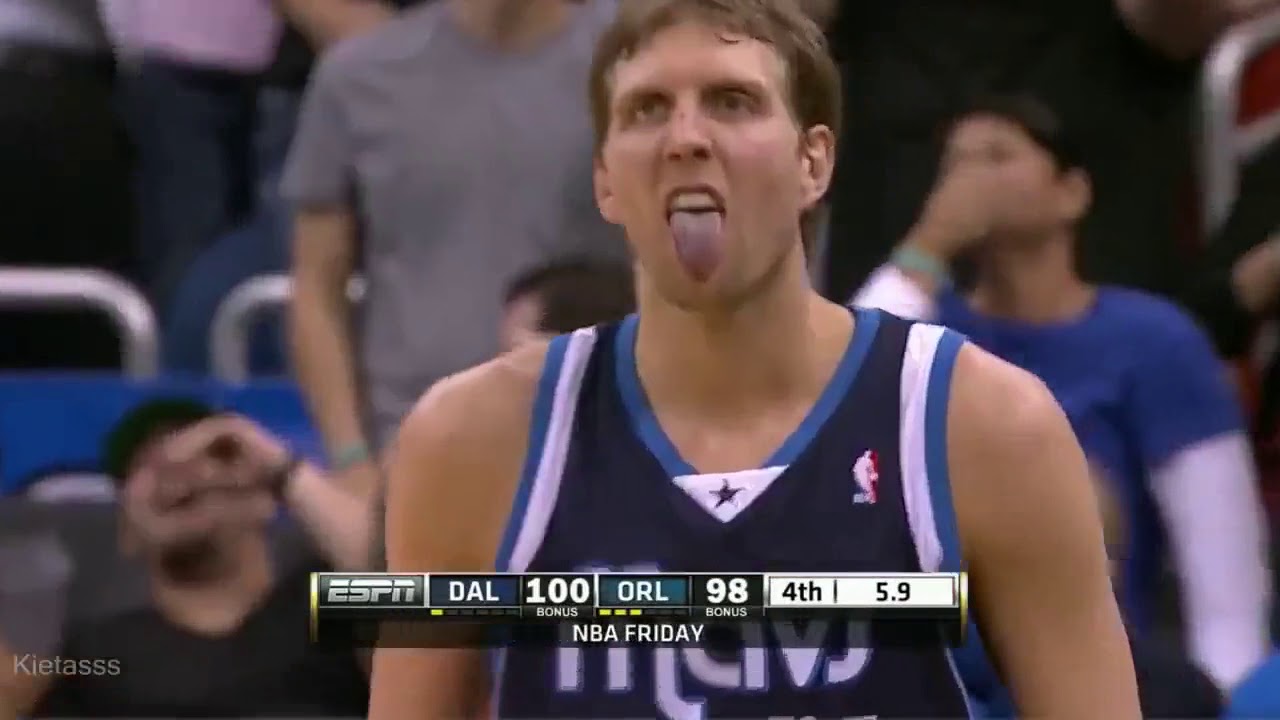 Dirk Nowitzki Crowd Silencing Shots