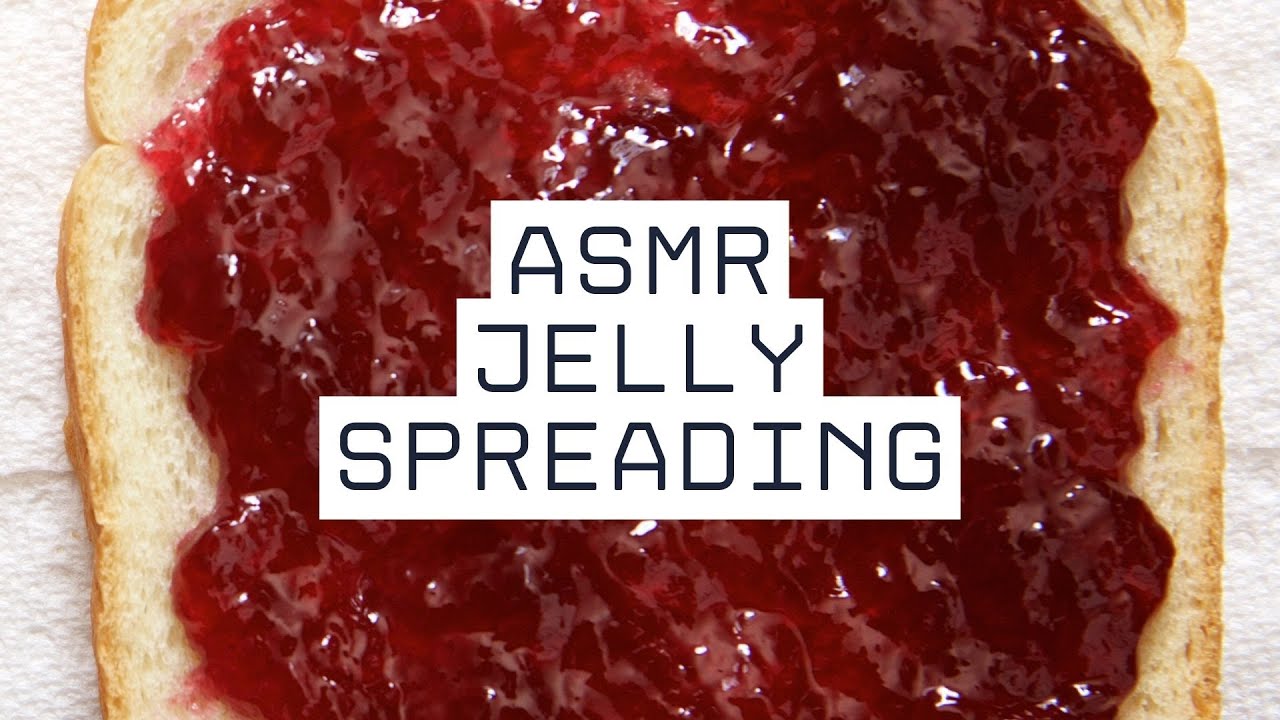 ASMR Jelly Spreading | Smooth Sticky Sounds, Perfect Texture, Oddly Satisfying