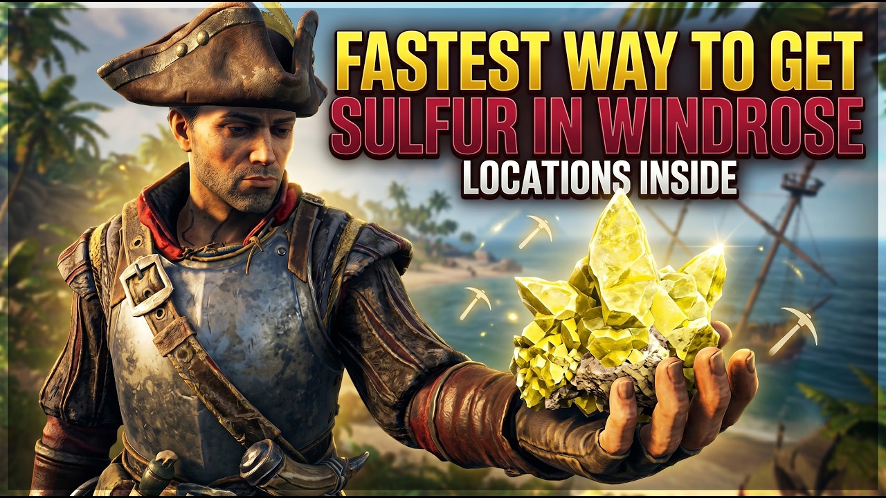 How To Get Sulfur In Windrose Beginner Guide 🗺️⚡