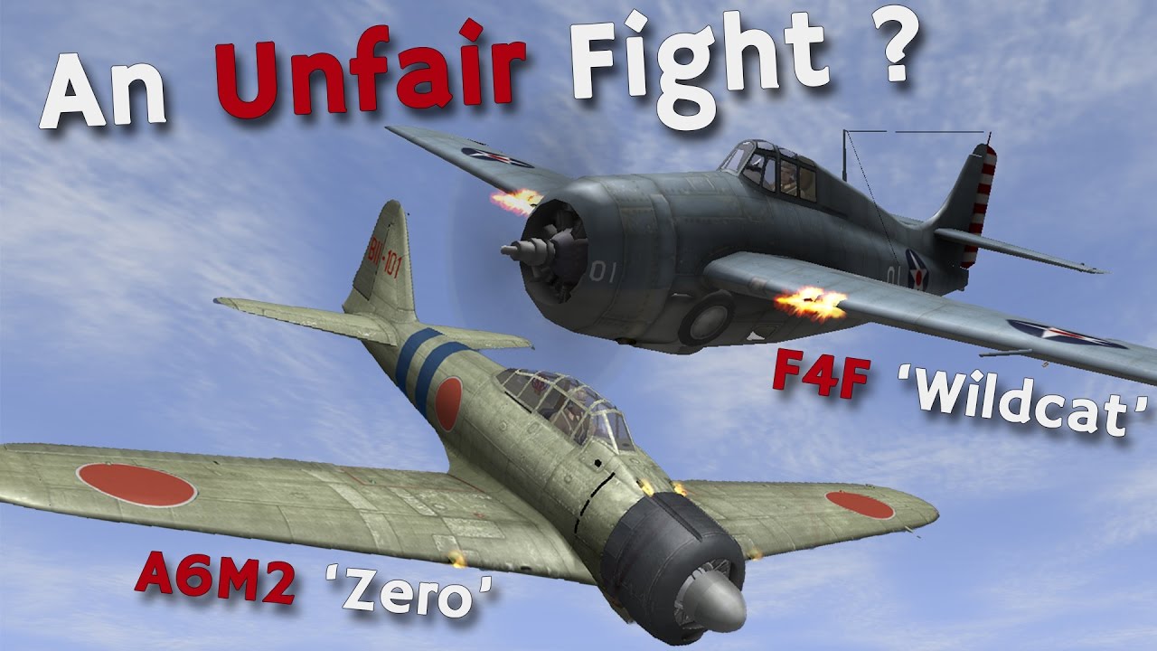 A6M2 'Zero' vs F4F 'Wildcat' - An Unfair Fight in the Pacific?