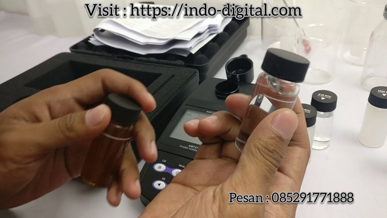 #indotester Kalibrasi / Tutorial / Penggunaan Alat Ukur Kekeruhan Air Turbidity Meter AMT27