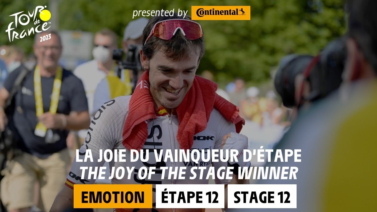 Winner's emotion - Stage 12 - Tour de France 2023