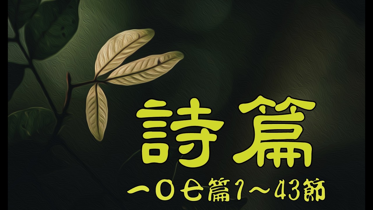 2026.2.17 詩篇一Ｏ七篇1～43節