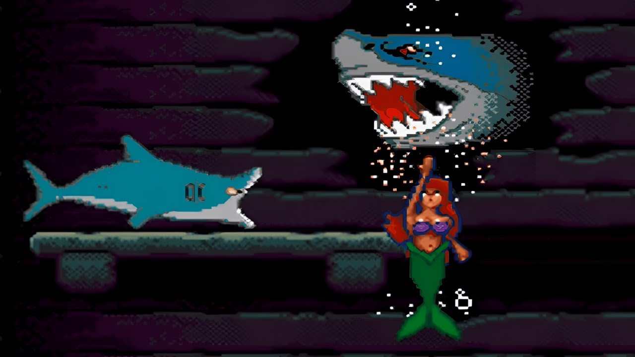 The Little Mermaid All Bosses (No Damage With Ending) Genesis/Mega Drive