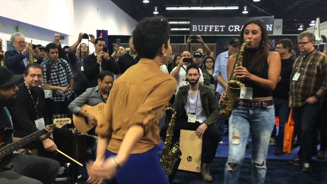 Jessy J & friends Live at Namm @Selmer Saxes