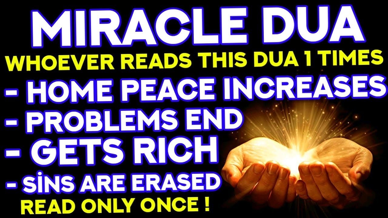 With This Miraculous Dua, You Will Attain Everything And Your Troubles Will End Instantly! - Hafiz