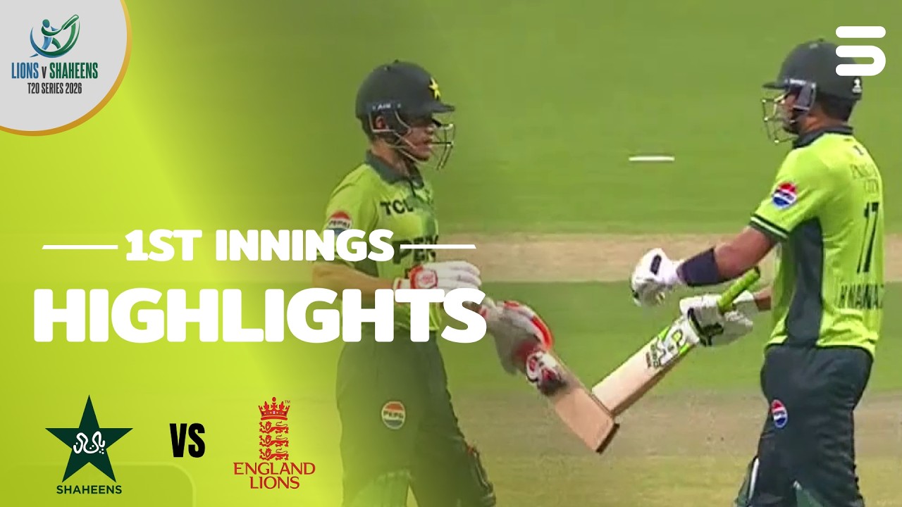 1st Innings Highlights | Pakistan Shaheens vs England lions | Match 03 | T20I Series | ZN1K