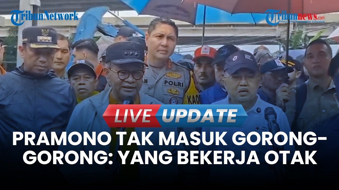 🔴LIVE UPDATE | JK Tertawa, Pramono Tolak Masuk Gorong-gorong di Jakarta: yang Bekerja adalah Otak
