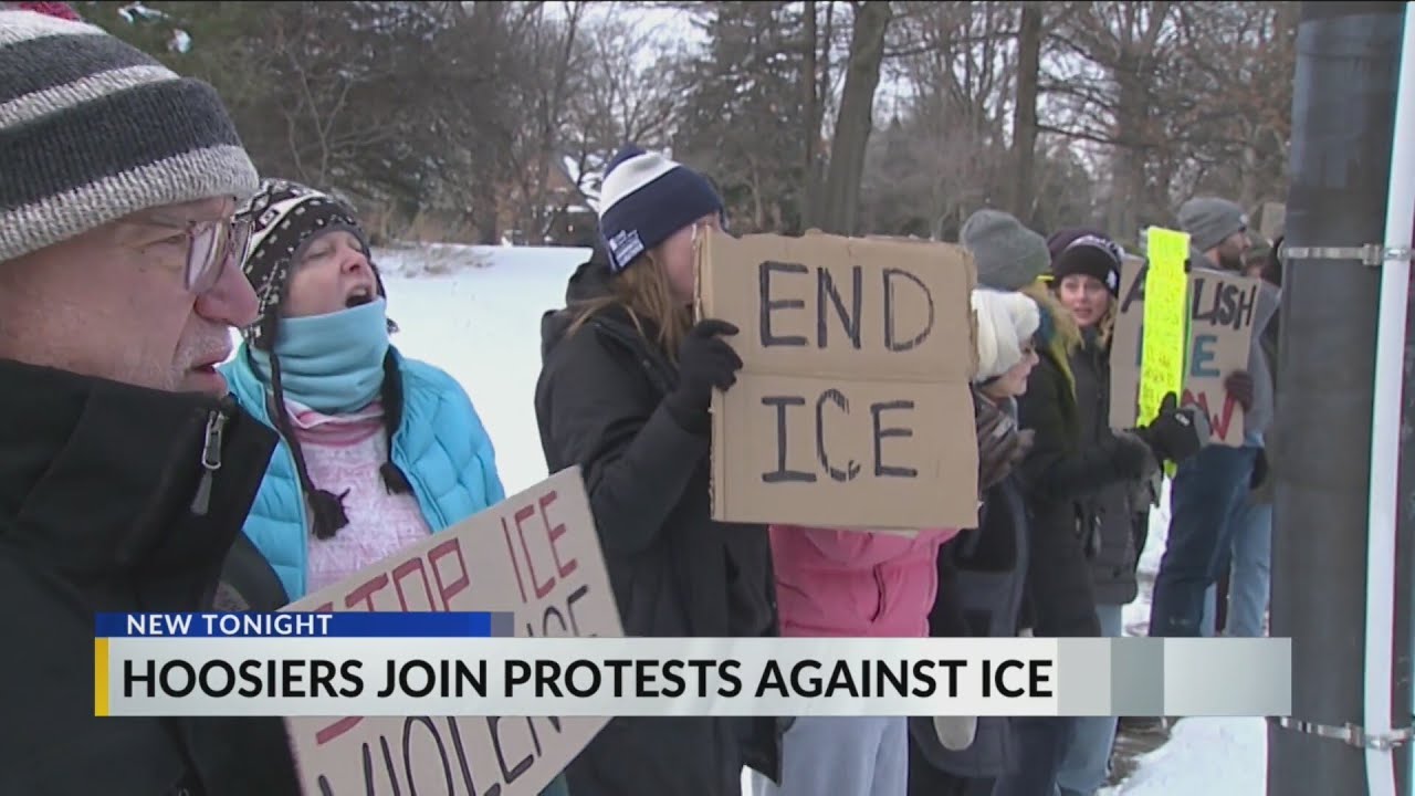 Hoosiers join in protests against ICE