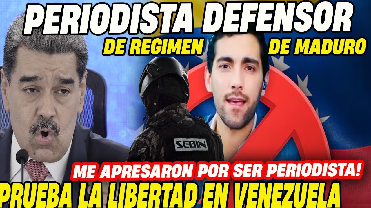 😱&iexcl;Periodista Mexicano Fan de Maduro PRESO en Venezuela! Llamaba Dictador a Bukele 🔥&iquest;Iron&iacute;a Total?