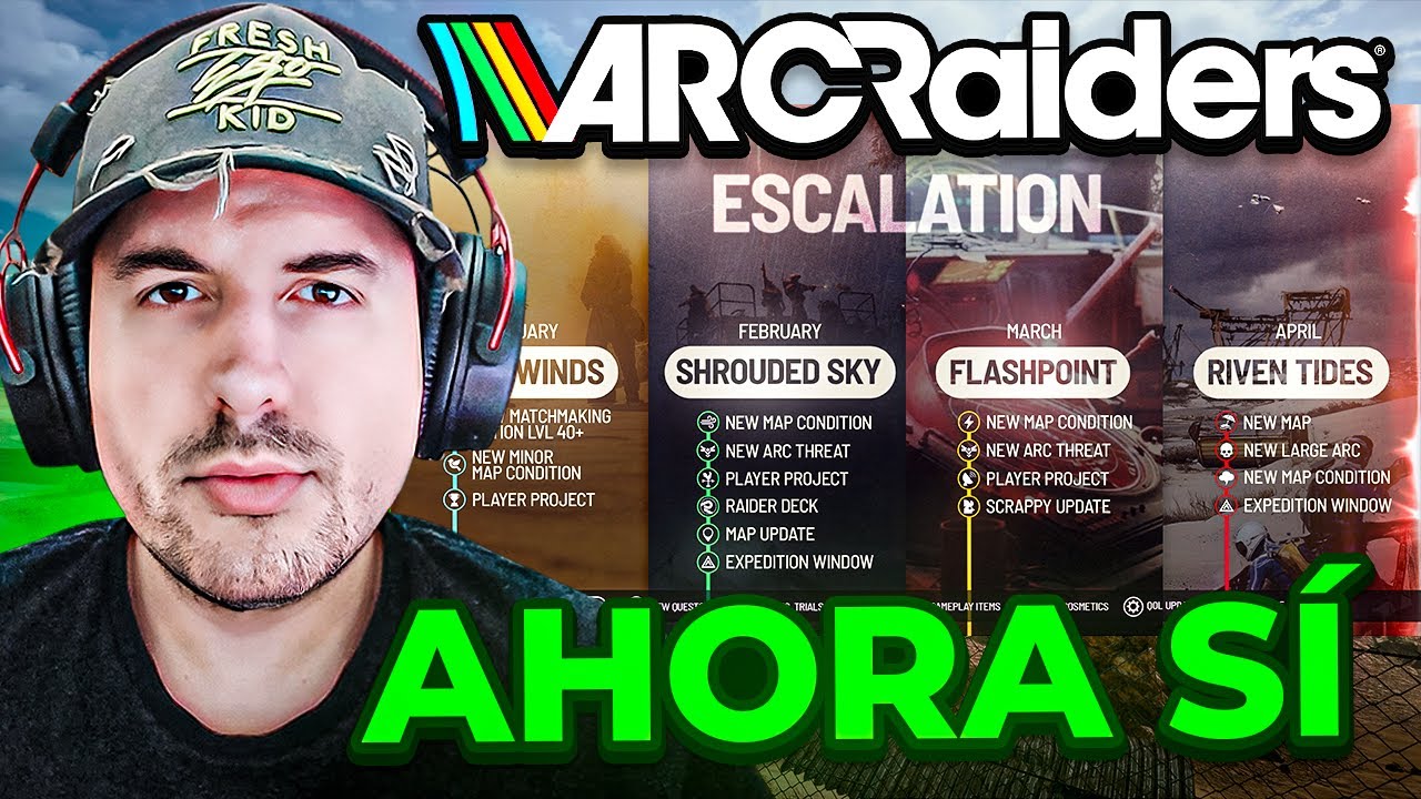 LA HOJA DE RUTA 2026 DE ARC RAIDERS ES INCREÍBLE... (Nuevo Mapa, Nuevo Boss y Nuevos ARCs)