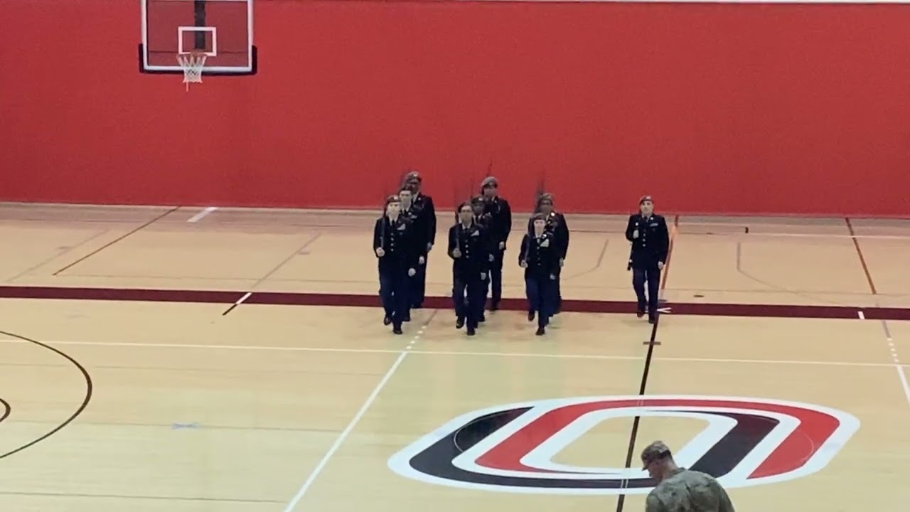 Benson JROTC Armed Regulation Drill Team. UNO Drill Competition 2026 