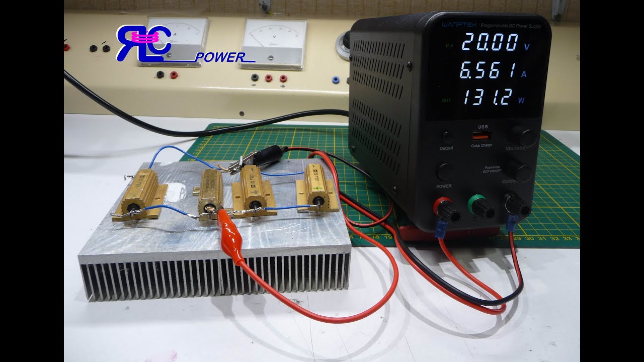 TEST D'UNE ALIMENTATION WANPTEK 30V 10A 300W