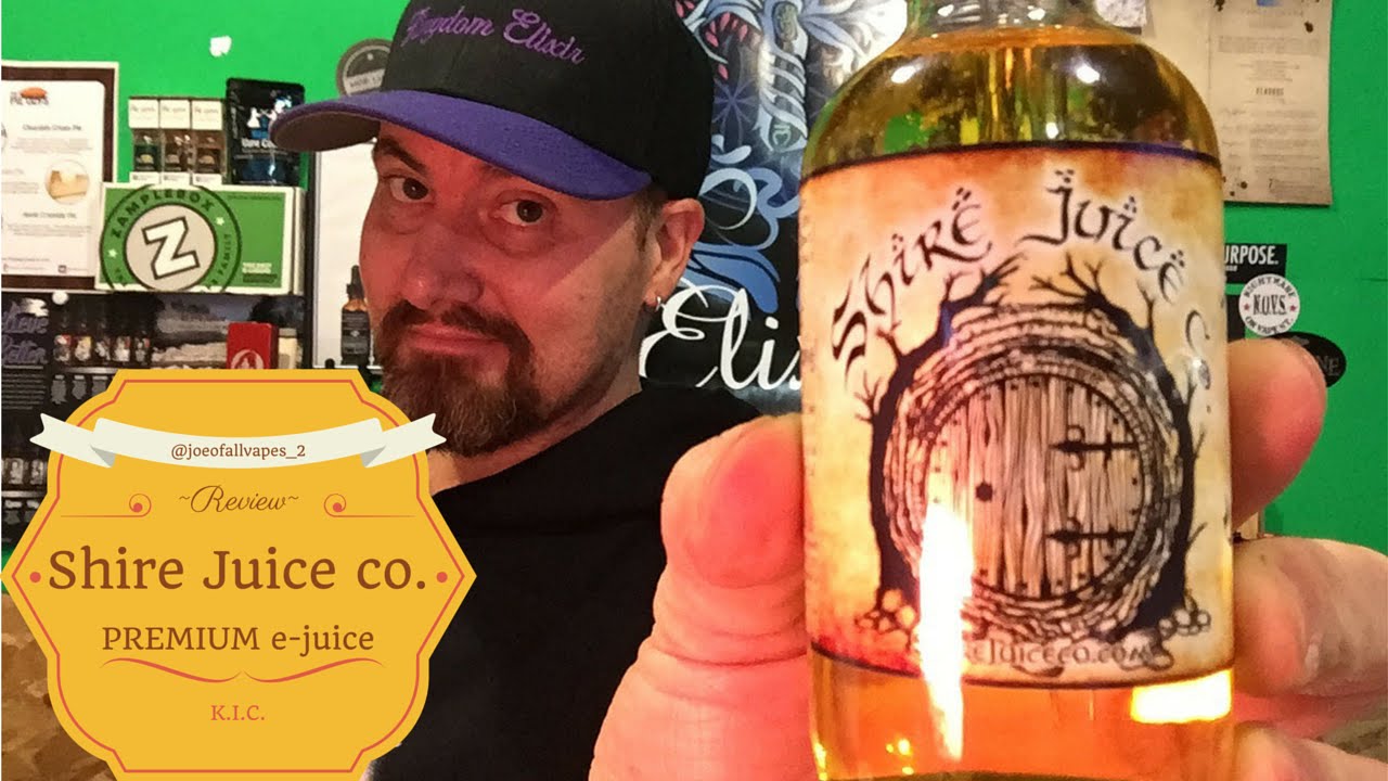 E juice review March 2016~Shire Juice co.~Joe of all vapes.