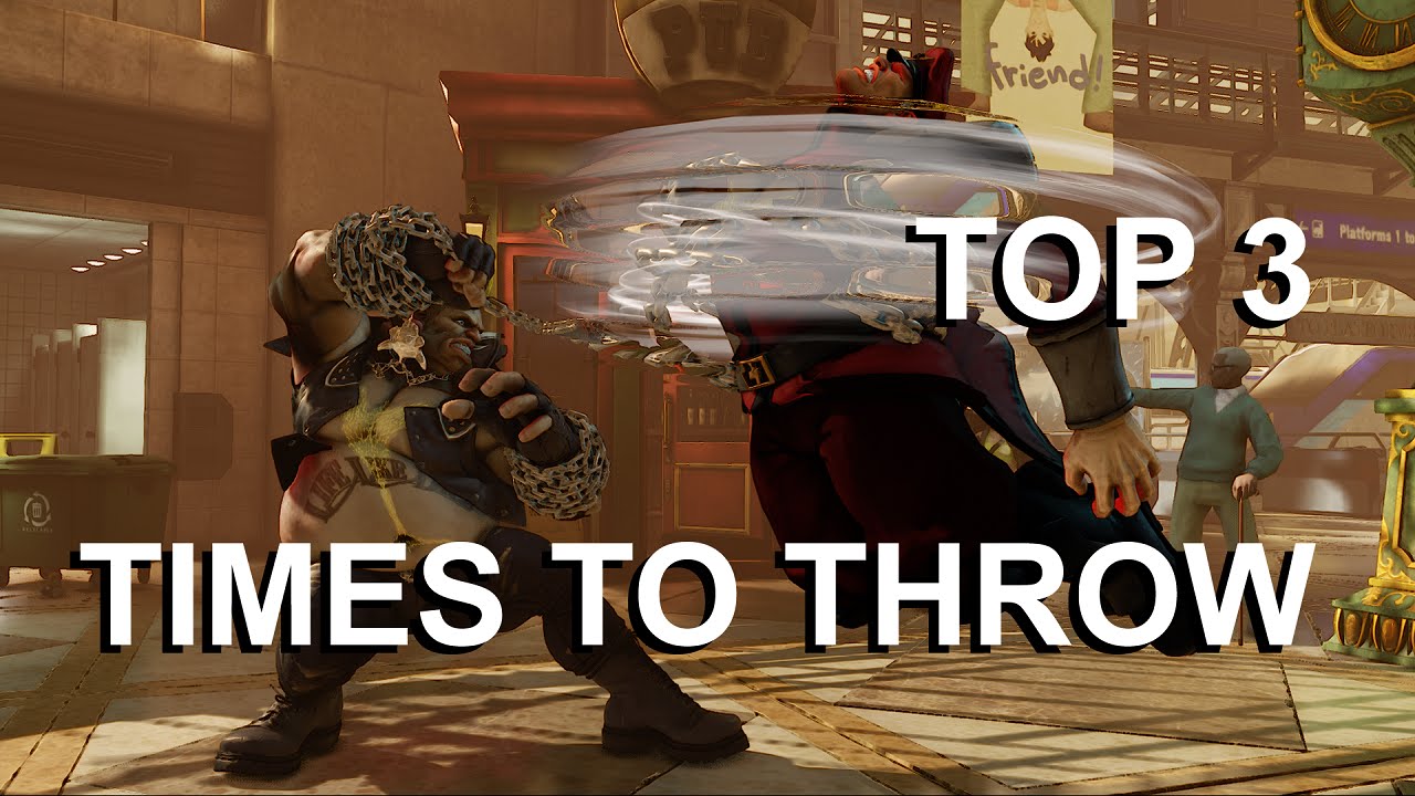 Top 3 Times to Use Throw - Street Fighter 5 Tutorial