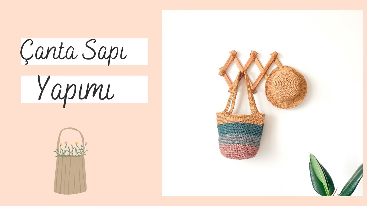 Kağıt İpten Çanta Sapı ll Çanta Sapı Yapımı ll Hasır Çanta ll DIY