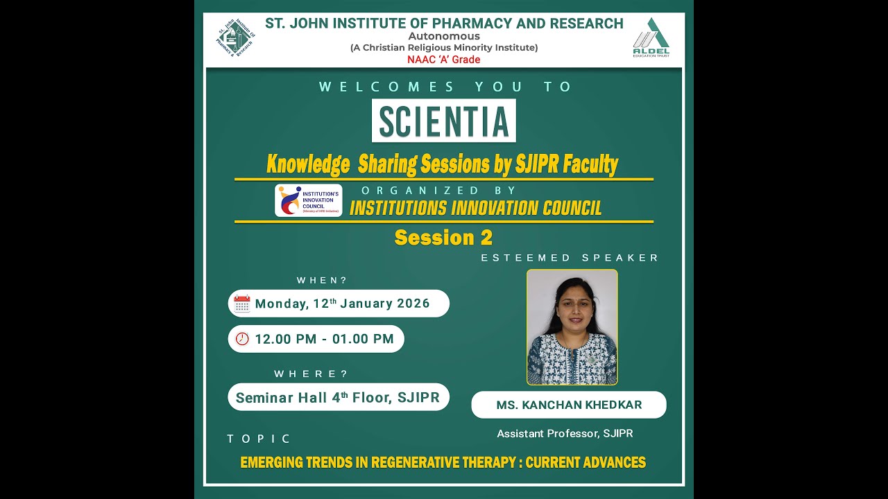 Scientia Session 2 (2025-26) by Ms. Kanchan Khedkar