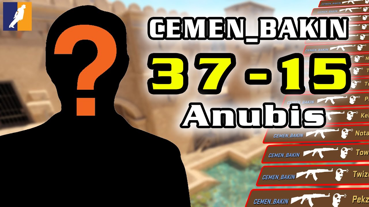 [Highlight POV] CEMEN_BAKIN | ALL PEEK (37-15) | Anubis | CS2 FACEIT | Jun 29, 2024