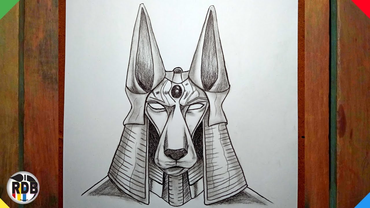How To Draw Anubis the Egyptian God 2023