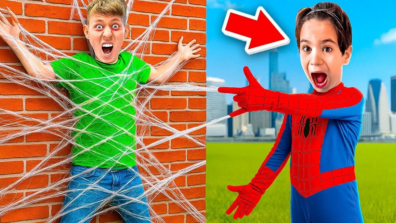 KLEINER JUNGE wurde in SPIDER MAN VERWANDELT!🕷️🕸️geht schief
