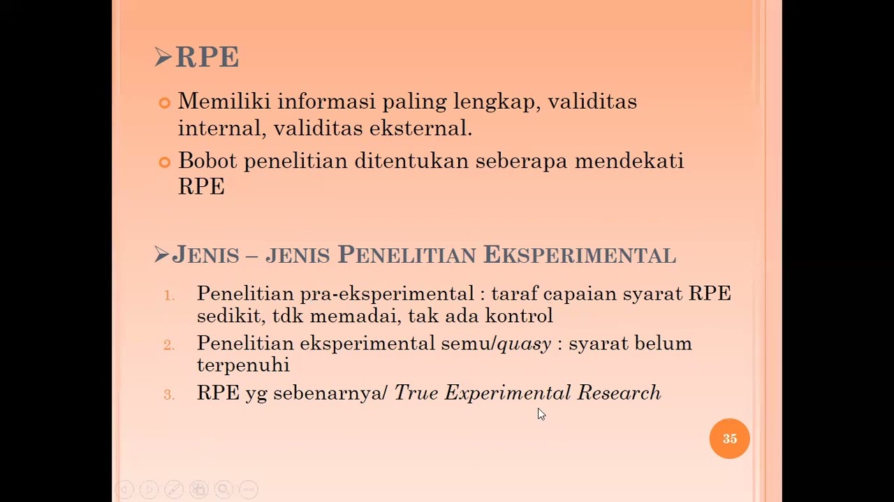 PENELITIAN EKSPERIMENTAL