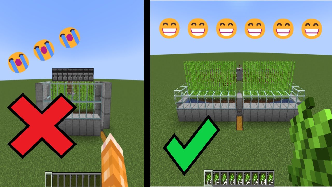 【Minecraft】超簡單！ 4分鐘內學會製作無限甘蔗機！