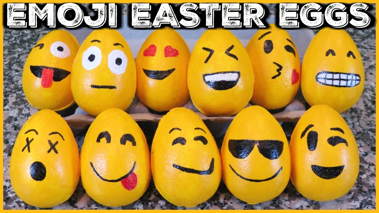 EMOJI EASTER EGGS DIY