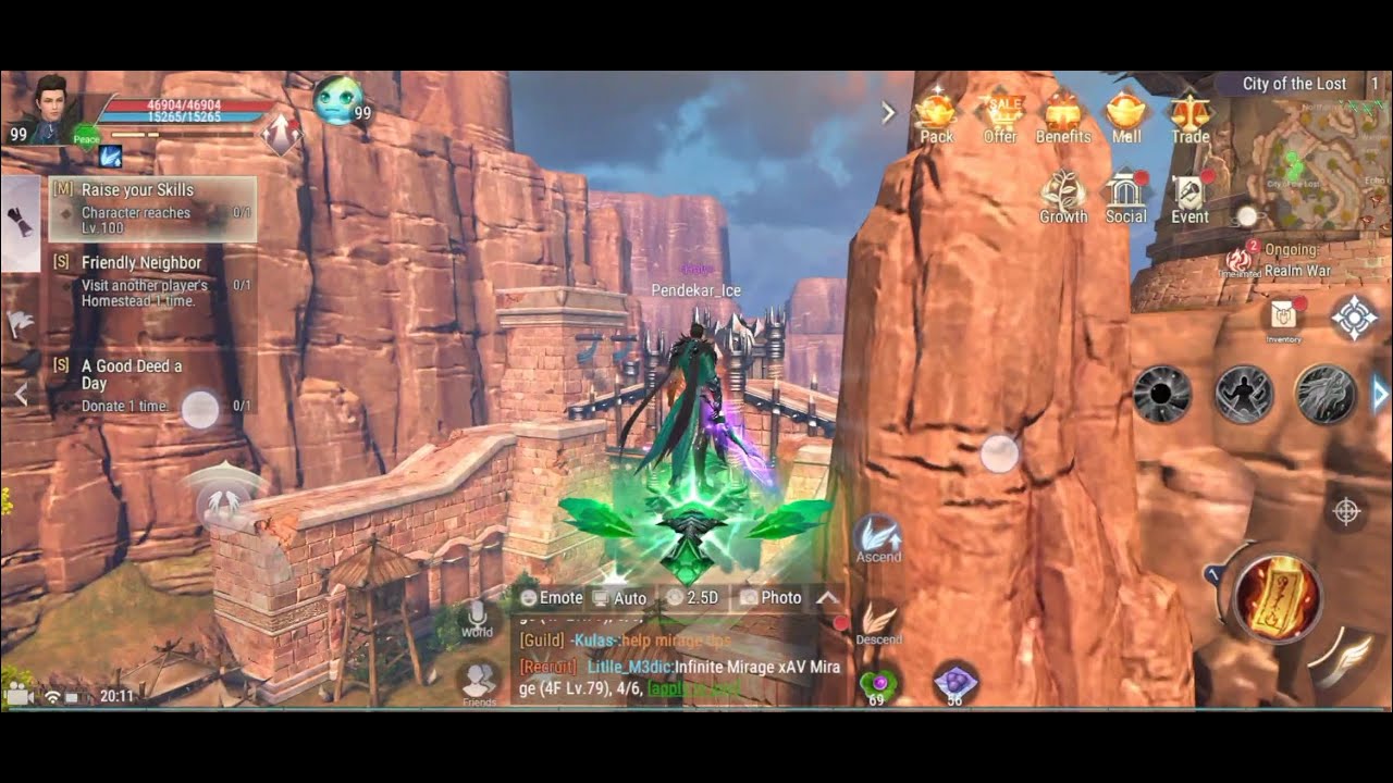 Fly In Perfect World Mobile Open World Game