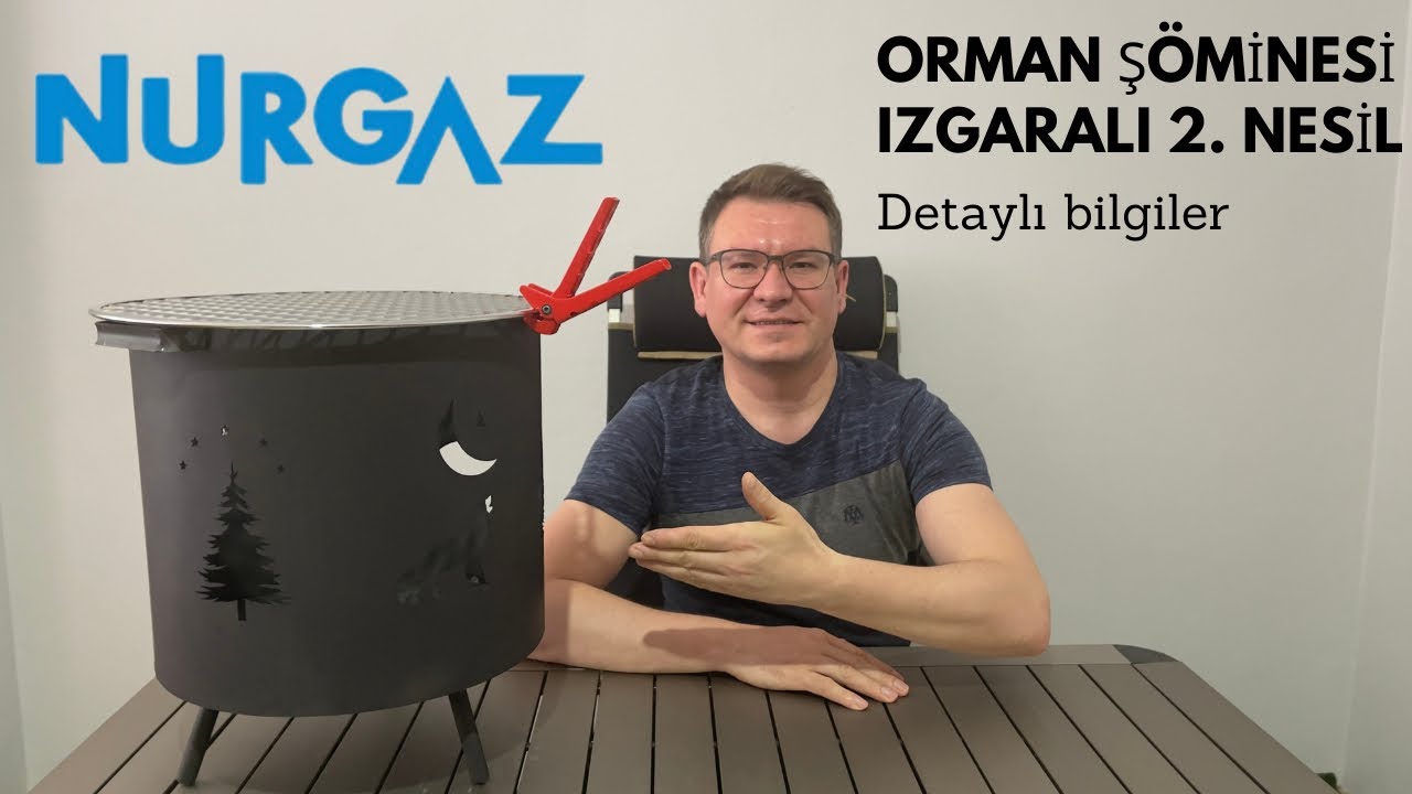 Nurgaz Orman Şöminesi Izgaralı 2. Nesil #camping #campout #kutuaçılımı #nurgaz #kamp #doğa #şömine