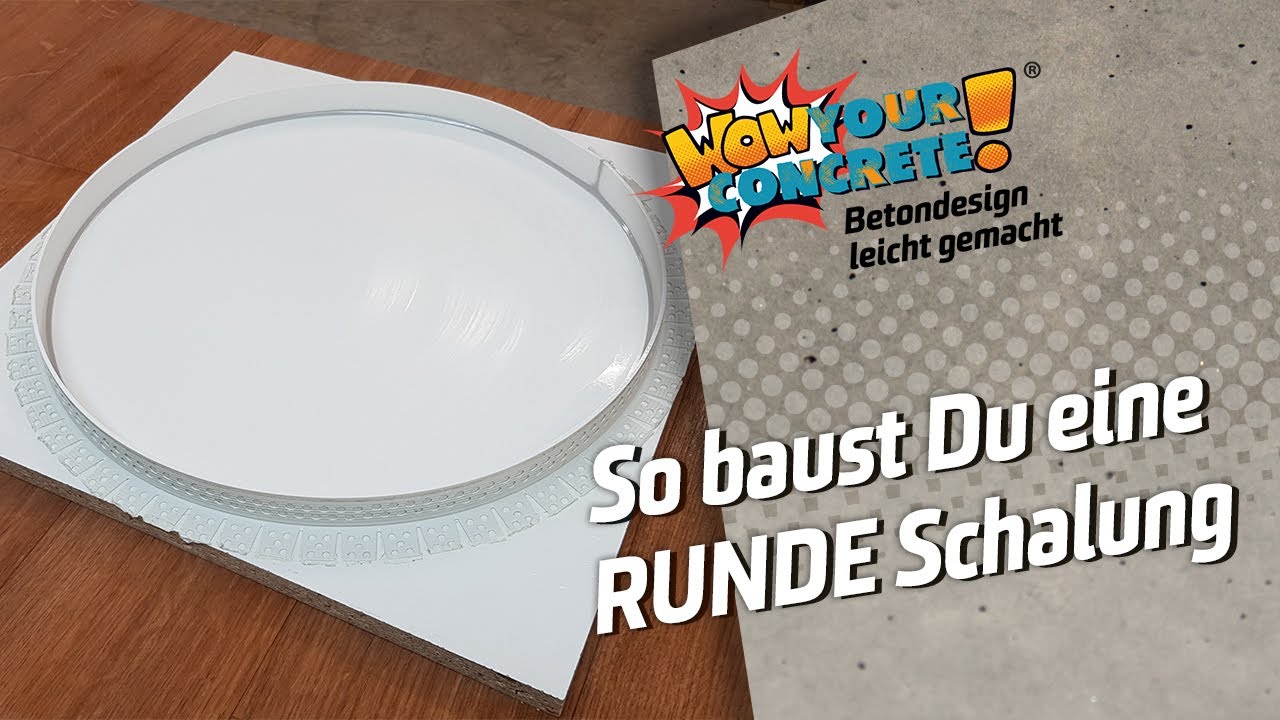 So baust Du eine runde Betonschalung