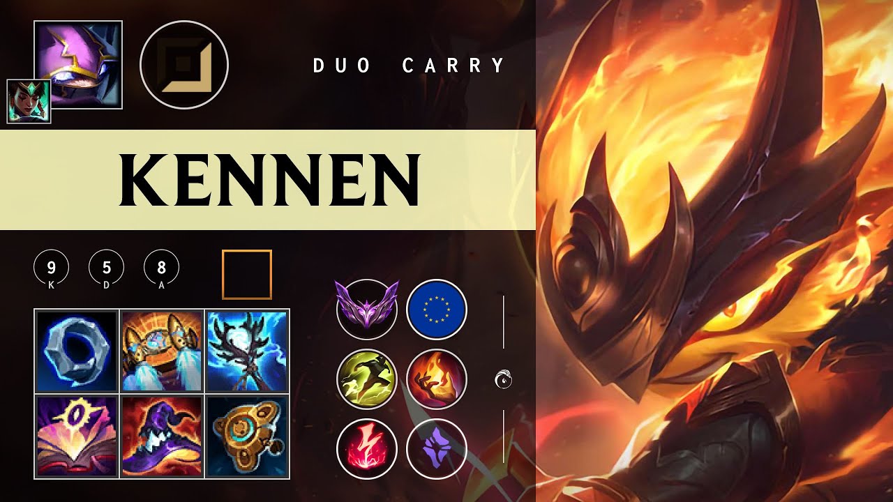 Kennen Carry vs Twitch - EUW Master Patch 26.02