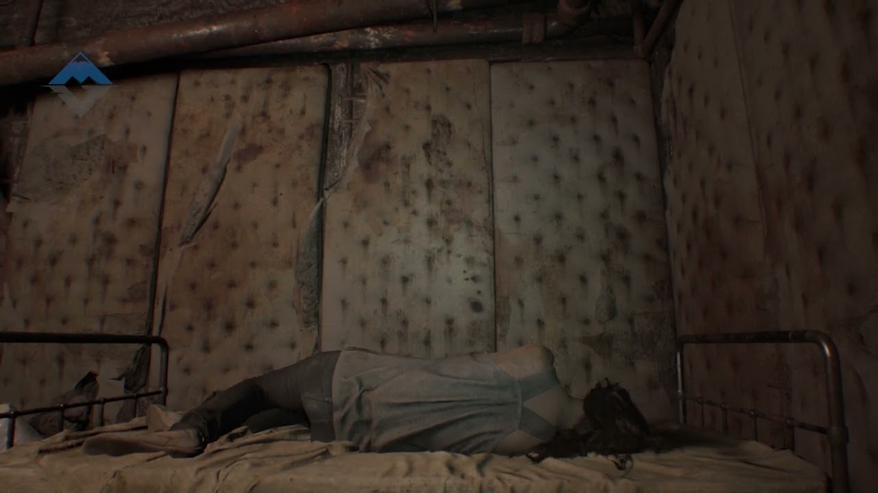 😱 8 Hours of Mia Winters Sleeping in a Creepy Room | Resident Evil 7 Biohazard (Scary Ambience)