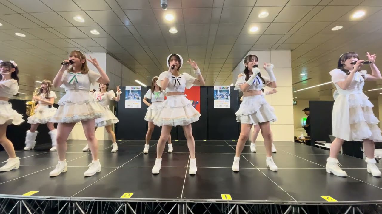 【定点】2026.02.15 アイオケ「パラダイス未来」| 3rdアルバム『私たち、本気です！！』リリイベ @ 汐留シオサイト 地下歩道 １部