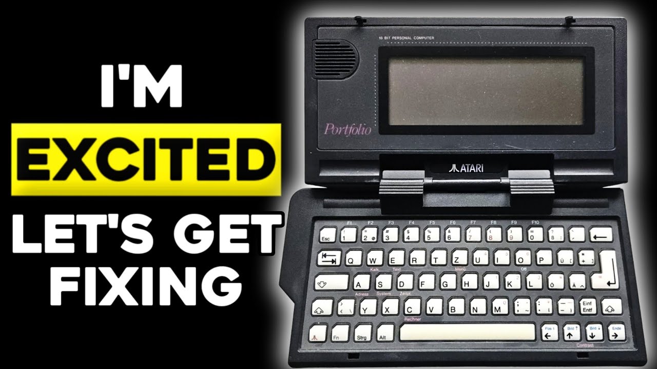 I bought a broken Atari Portfolio but CAN I FIX IT?