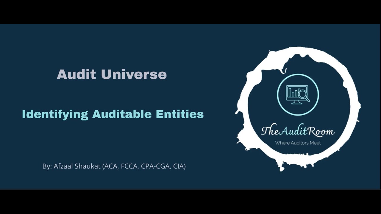 Developing an Audit Universe - Part 1: Identifying Auditable Entities