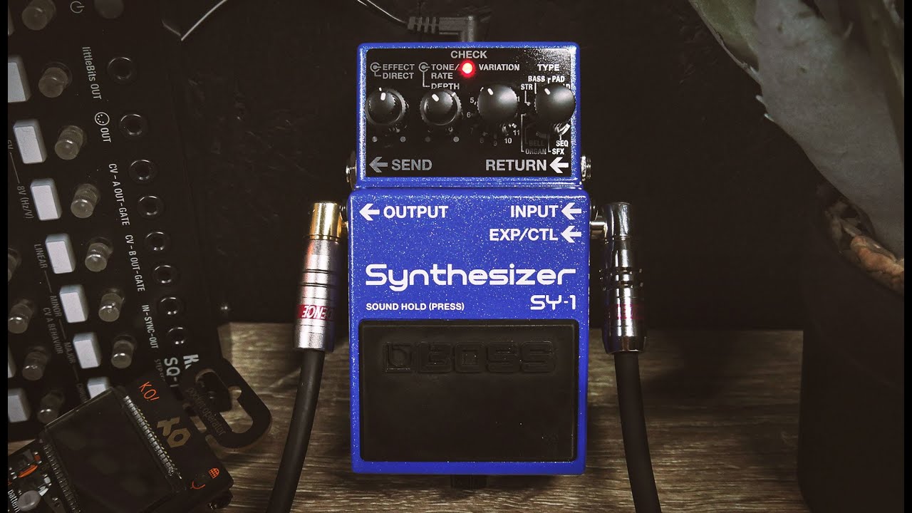 Boss SY-1 Guitar Synthesizer Demo