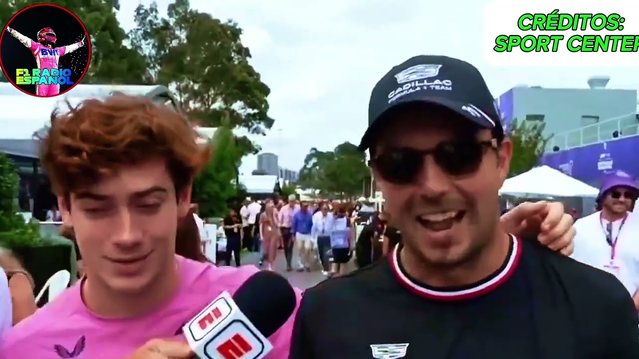 Boludo! Boludo! Así apareció Checo en la Entrevista de Franco Colapinto y Juan Fossaroli.