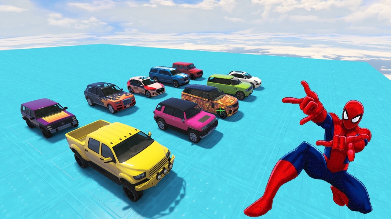 Spider-Man Extreme Stunt Ramp Challenge 🔥 Insane Jumps & Superhero Action