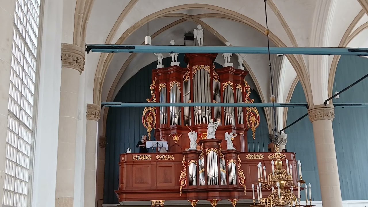 Miniconcert Broederkerk. Jesus bleibet meine Freude. Orgel/viool/panfluit.