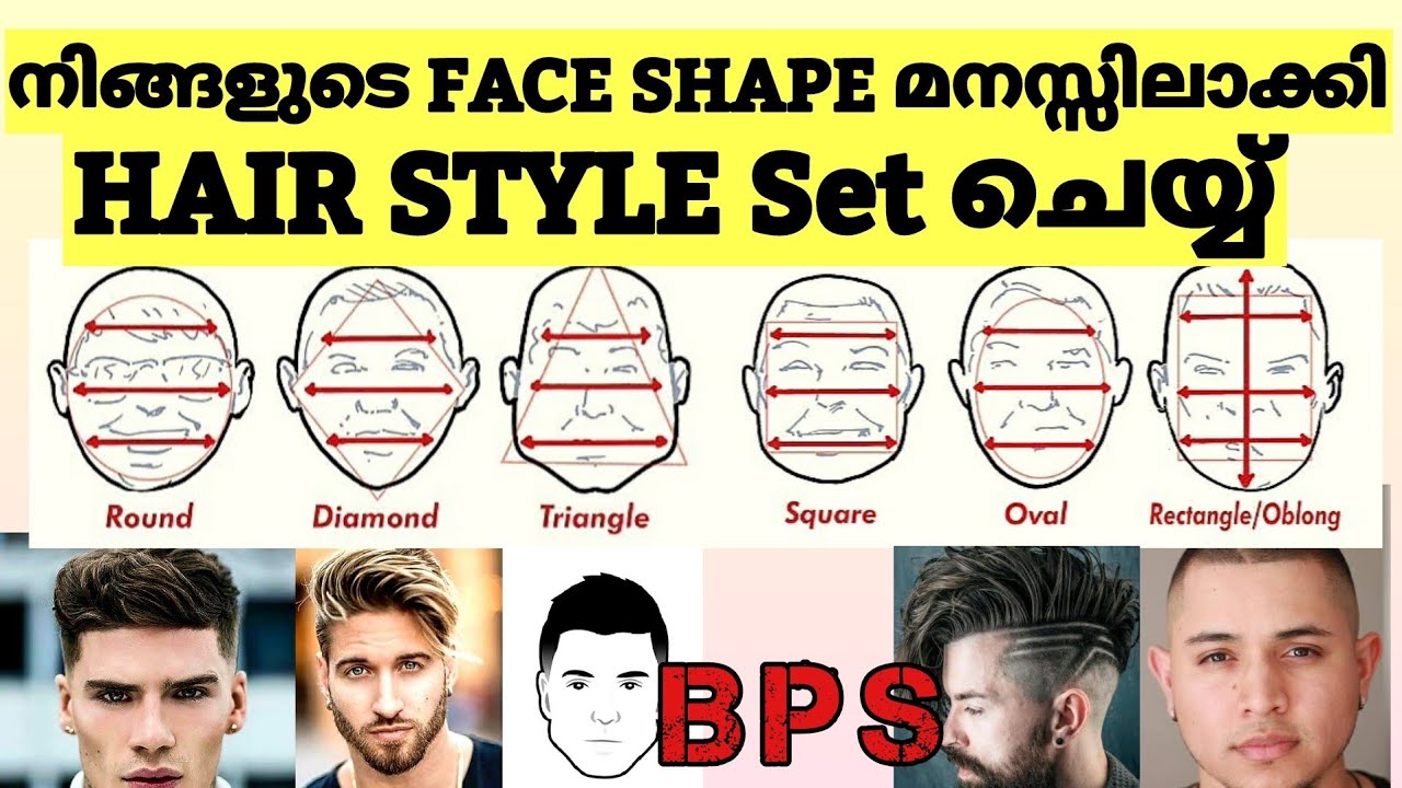 How To Find Best HAIR STYLE For Your FACE SHAPE Malayalam | മുഖത്തിന് ചേരുന്ന HAIR STYLES | BPS | AH