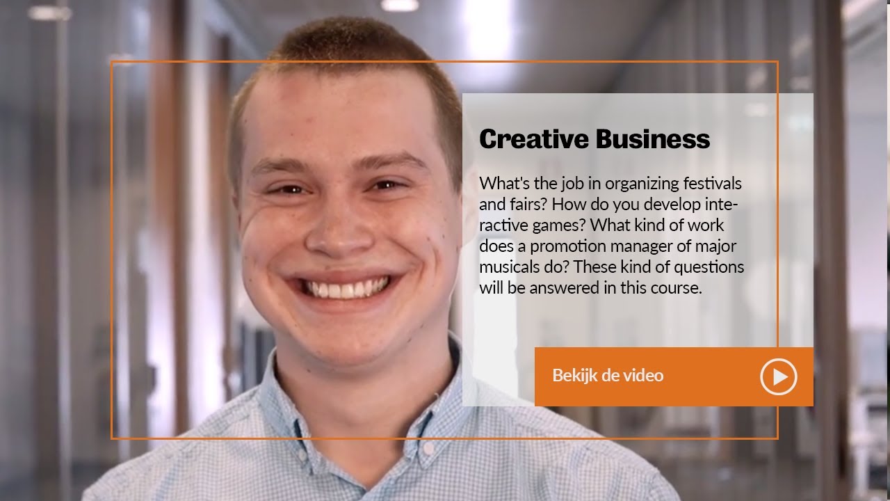 Inholland - Creative Business: Students and lecturer about the programme