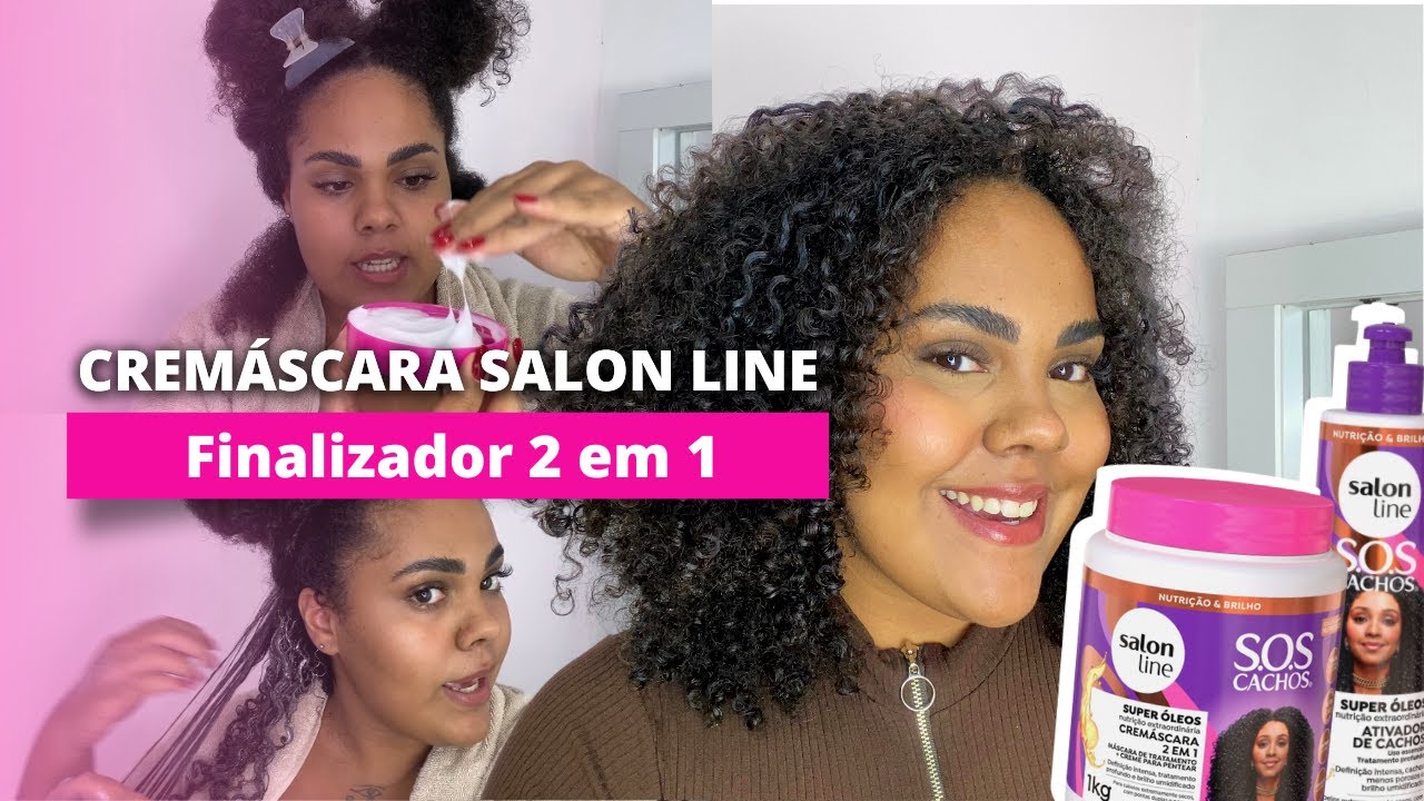 Usei a CREMÁSCARA Super Óleos da Salon Line | Finalizador 2 em 1 | Rapha Oscar